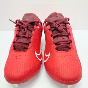 Nike Hyperdiamond 4 React Baseball Softball Cleats Red Metal CZ5917-616‎ Size 9